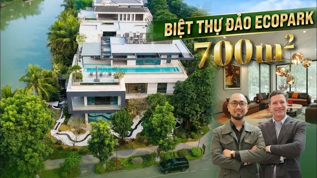 Biệt thự sang trọng Ecopark phong cách hiện đại châu Âu